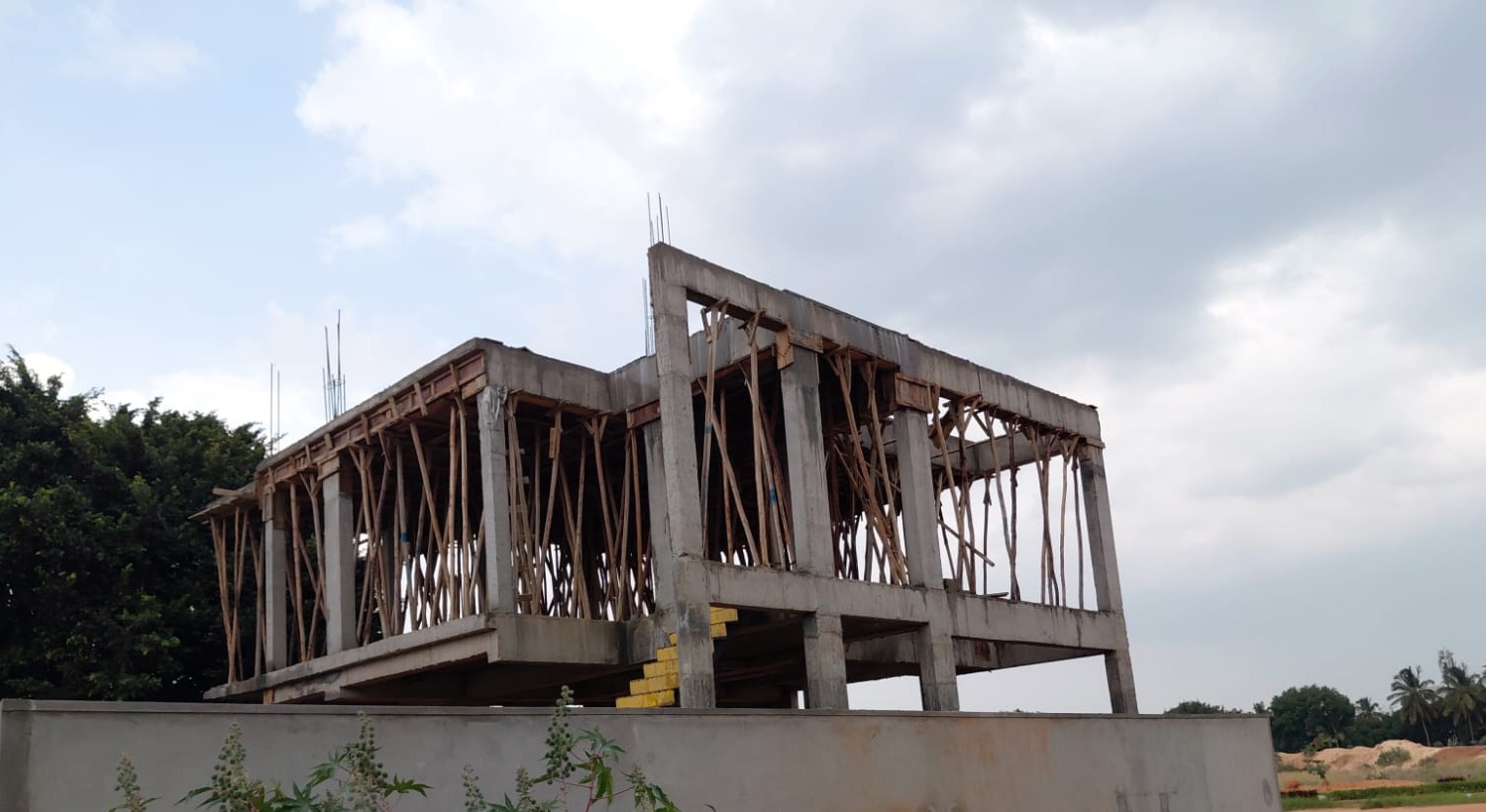 Ongoing villa structure managed by LABHYA